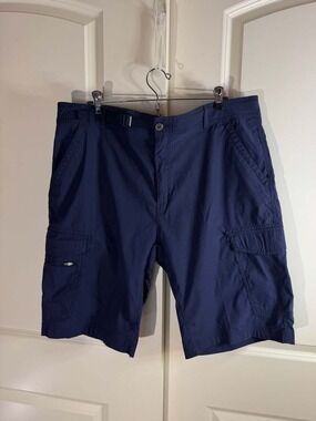BC Clothing Men's Expedition Stretch Cargo Hiking Utility Shorts with Belt 38